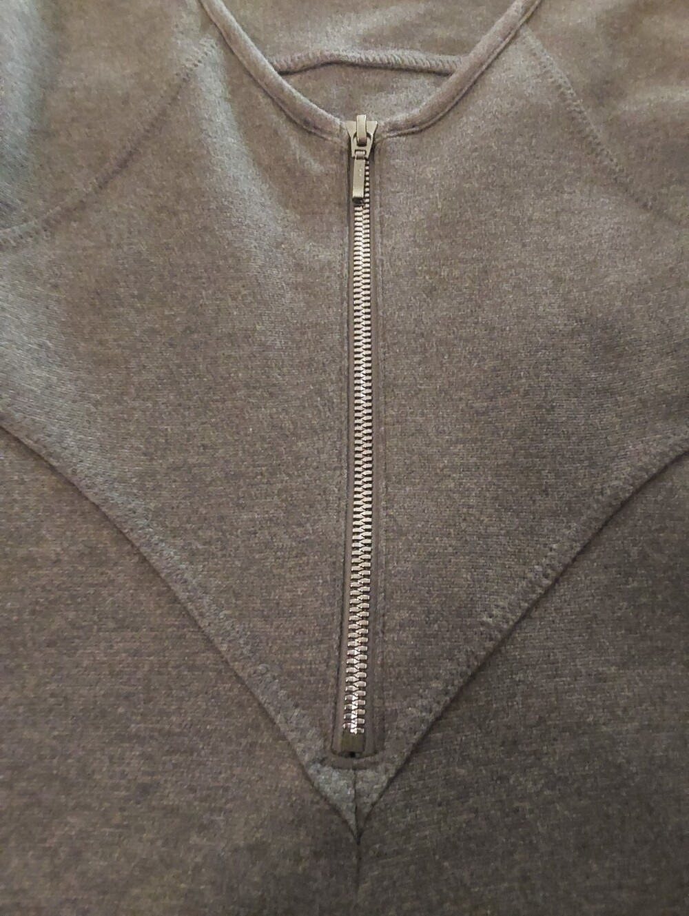 🌺 Just Like New Athleta Charcoal Gray Long Sleeve Bodycon Dress - Picture 9 of 12